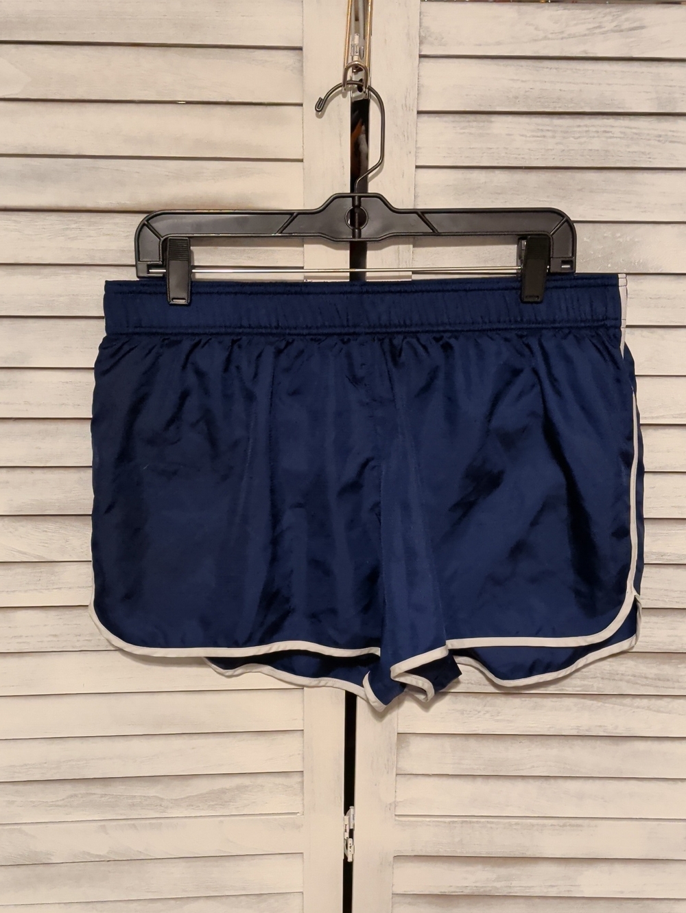 Victoria's Secret Navy Athletic Shorts with White Trim